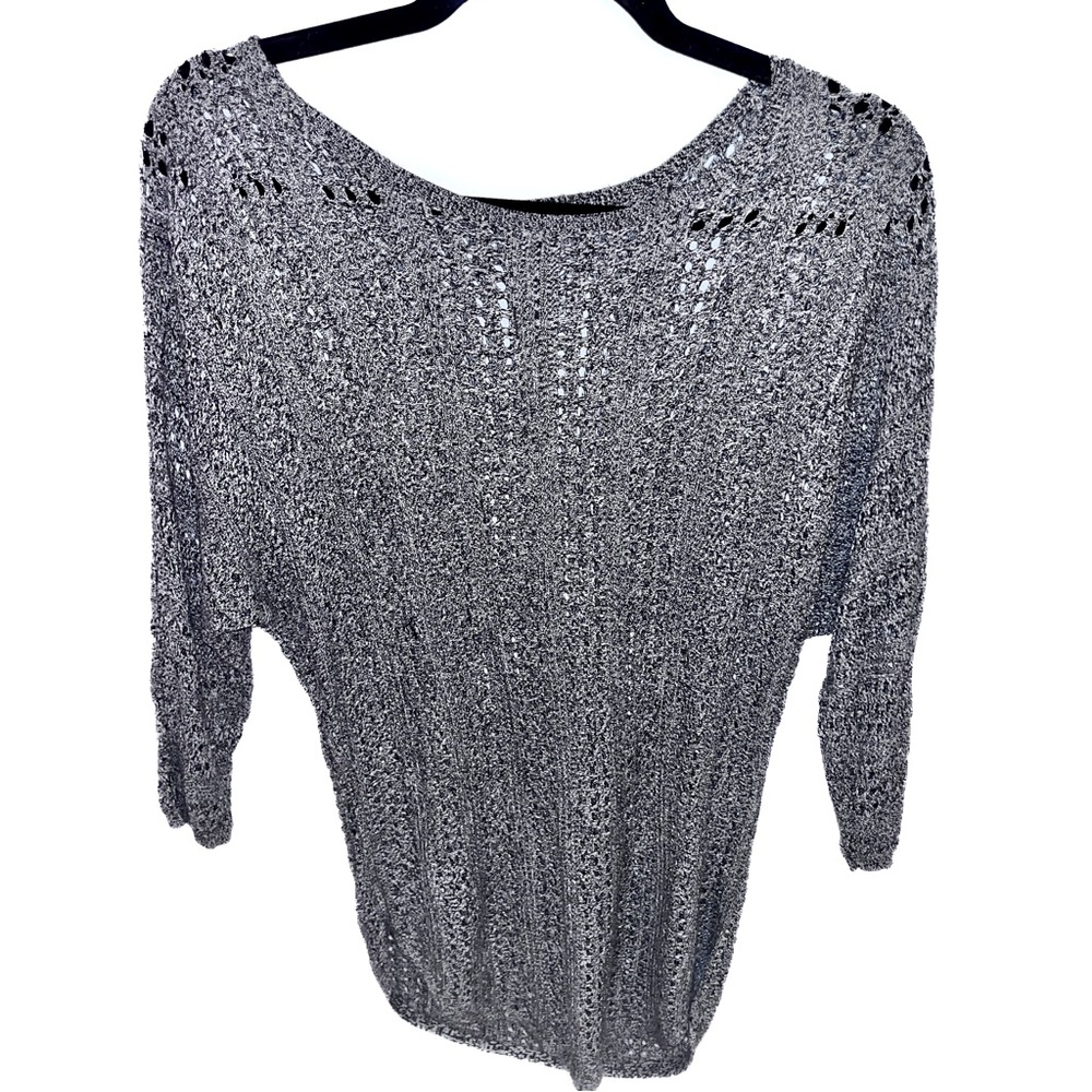 Fun Crochet Unnamed Gray Tunic Small